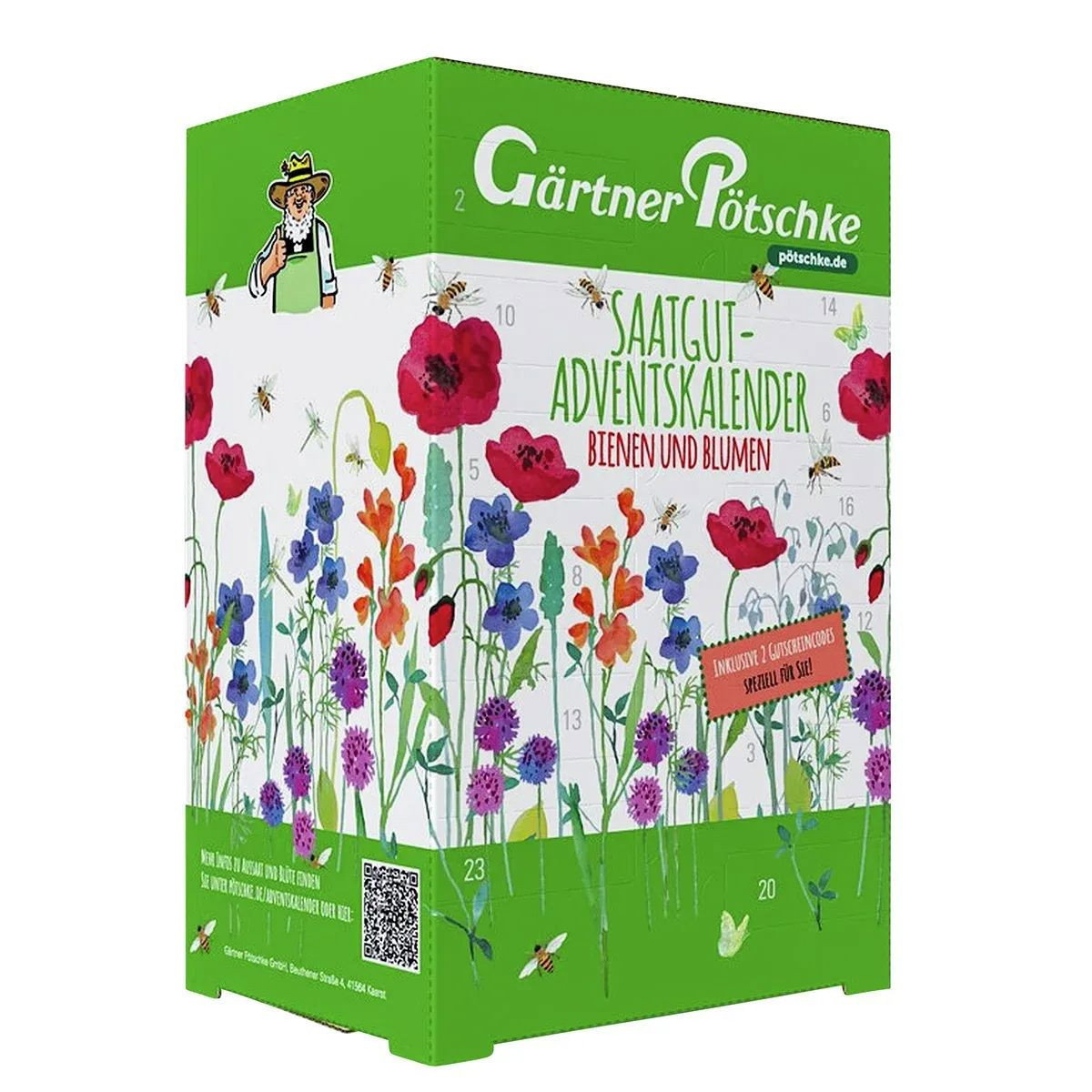 Saatgut-Adventskalender Bienen & Blumen - Saatgut-Adventskalender Bienen &  Blumen gnstig kaufen
