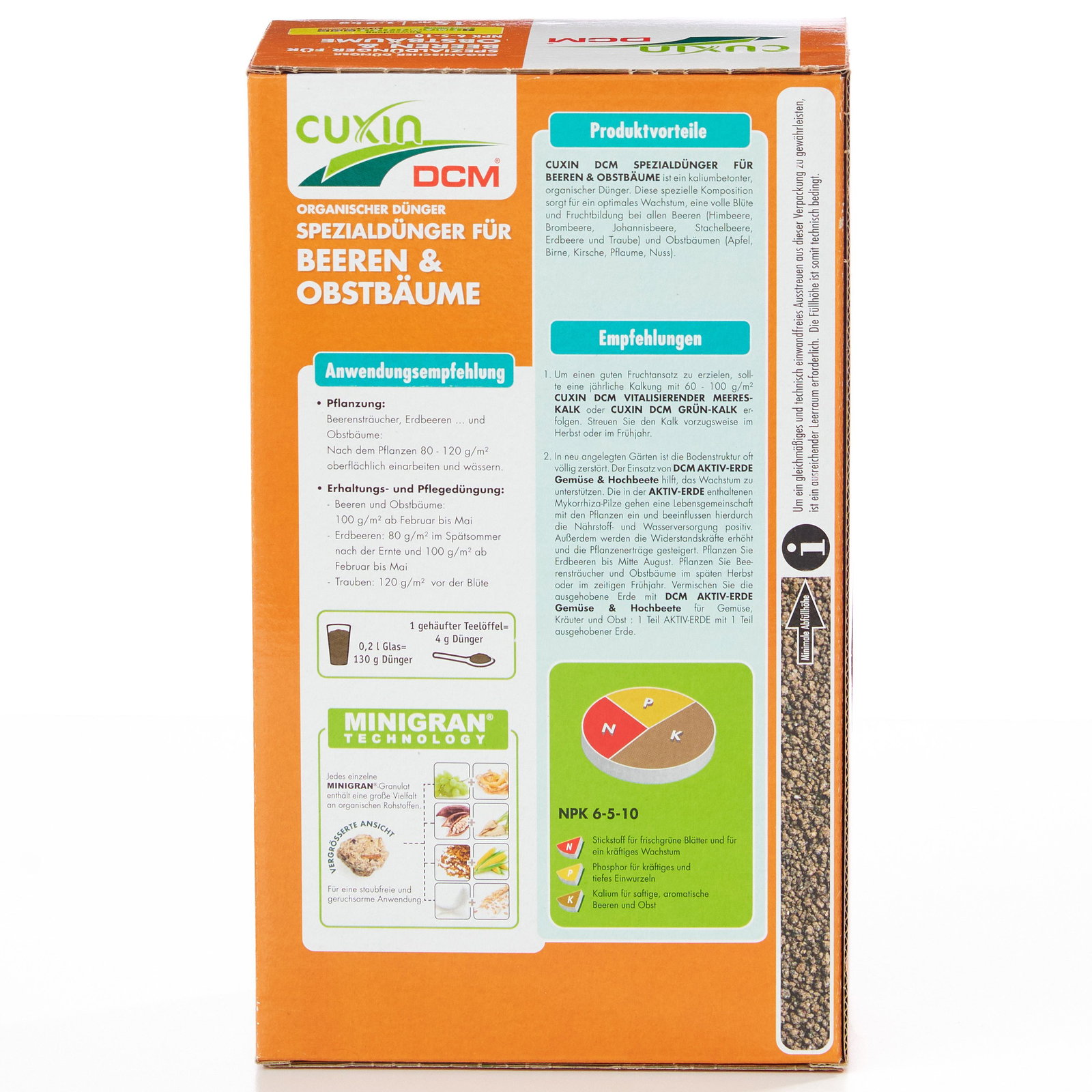 Spezialdnger fr Beeren & Obstbume - CUXIN DCM Spezialdnger fr Beeren &  Obstbume gnstig kaufen